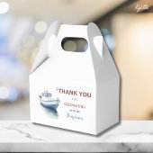 編集可能ボート誕生日切り妻ボックス/ Faver Box - Boy フェイバーボックス