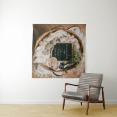 編集可能ボーホニュートラル妊娠告知 タペストリー (インサイチュ(横))