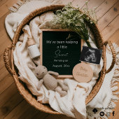 編集可能ボーホニュートラル妊娠告知 招待状