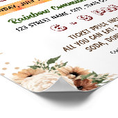 編集可能ボーホ新学期チラシ ポスター (角)