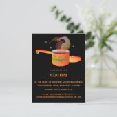 編集可能ポットラックディナー招待状 招待状 (スタンド正面)