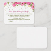 編集可能ママのベリーカードの大きさ エンクロージャーカード (正面/裏面)