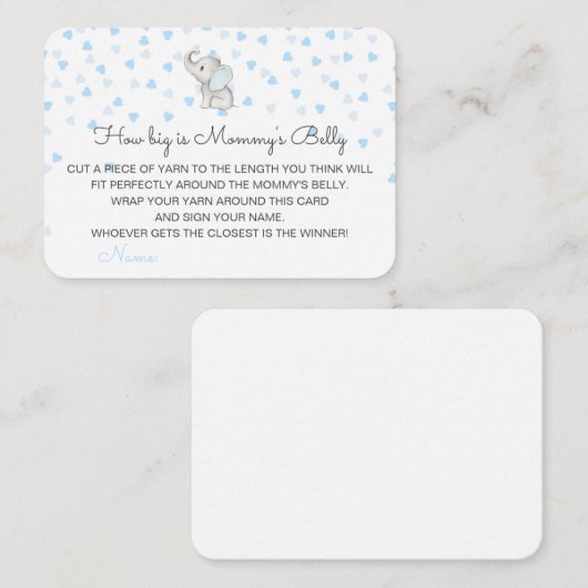 編集可能ママのベリーカードの大きさ エンクロージャーカード (正面/裏面)