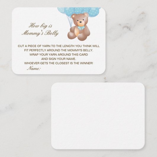 編集可能ママのベリーカードの大きさ エンクロージャーカード (正面/裏面)