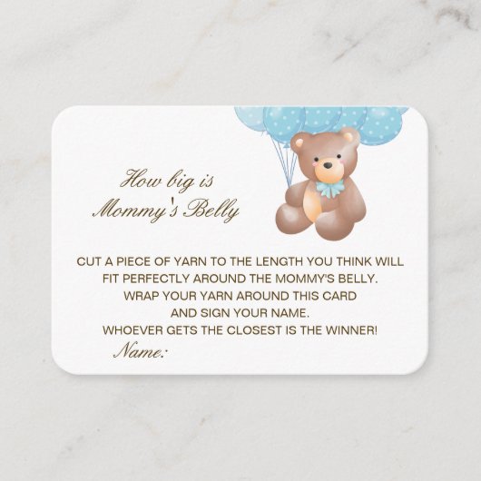 編集可能ママのベリーカードの大きさ エンクロージャーカード (正面)