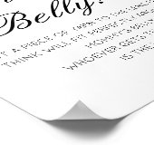 編集可能ママのベリーゲームの大きさ ポスター (角)