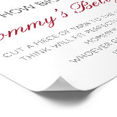 編集可能ママのベリーゲームポスター ポスター (角)