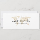 編集可能マラケシュボーディングパス飛行機チケット 招待状 (裏面)