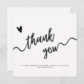 編集可能ミニマリストのバレンタインデーカードギフト シーズンカード (正面/裏面)