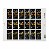 編集可能メイプルシロップのジャグラベル葉付き ラベル (フルシート)