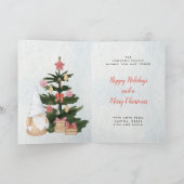 編集可能メリークリスマス格言ウィンターワンダーランド シーズンカード (内部)