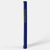 編集可能モダンかわいいネイビーブルーイメージ文字テンプレート SAMSUNG GALAXYケース (右側面)