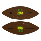 編集可能モダンなシンプルブラウン画像文字テンプレート アメリカンフットボール (パネル)