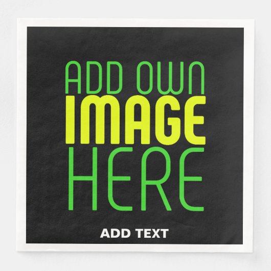 編集可能モダンなシンプルブラックイメージ文字テンプレート (正面)