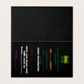 編集可能モダンなシンプルブラックイメージ文字テンプレート (内部フラット)