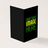 編集可能モダンなシンプルブラックイメージ文字テンプレート (外部)