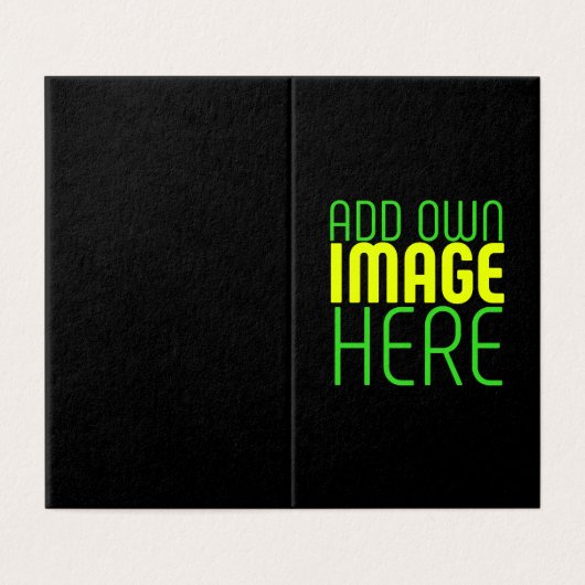 編集可能モダンなシンプルブラックイメージ文字テンプレート (外部フラット)