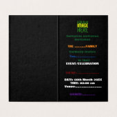 編集可能モダンなシンプルブラックイメージ文字テンプレート (内部フラット)