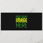 編集可能モダンなシンプルブラックイメージ文字テンプレート アドバイスカード (裏面)