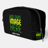 編集可能モダンなシンプルブラックイメージ文字テンプレート ドップキット (右コーナー)