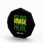 編集可能モダンなシンプルブラックイメージ文字テンプレート フォトブロック (右)