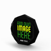 編集可能モダンなシンプルブラックイメージ文字テンプレート フォトブロック (右)