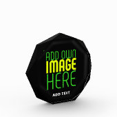 編集可能モダンなシンプルブラックイメージ文字テンプレート フォトブロック (左)