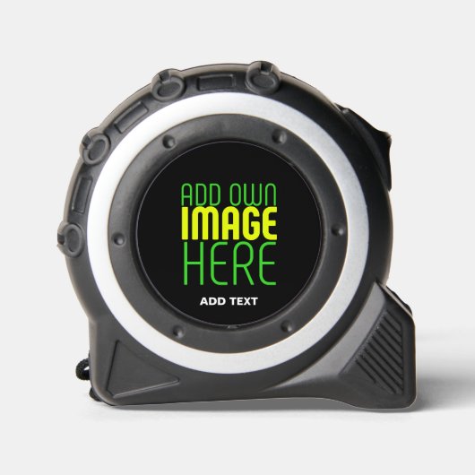 編集可能モダンなシンプルブラックイメージ文字テンプレート メジャー (正面)