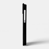 編集可能モダンなシンプルブラックイメージ文字テンプレート Case-Mate iPhoneケース (裏面 / 左)