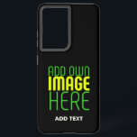 編集可能モダンなシンプルブラックイメージ文字テンプレート SAMSUNG GALAXY S21 ULTRAケース<br><div class="desc">お客様のニーズに合ったデザインです。ロゴ、写真、文字、色を好きなように変更、サイズ変更、追加することができます。</div>