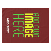 編集可能モダンなシンプル酸素画像文字テンプレート テーブルクロス (正面(横))