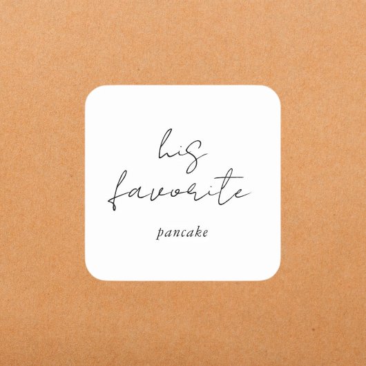 編集可能モダンなスお気に入りのクリプト結婚式の引き出物 スクエアシール