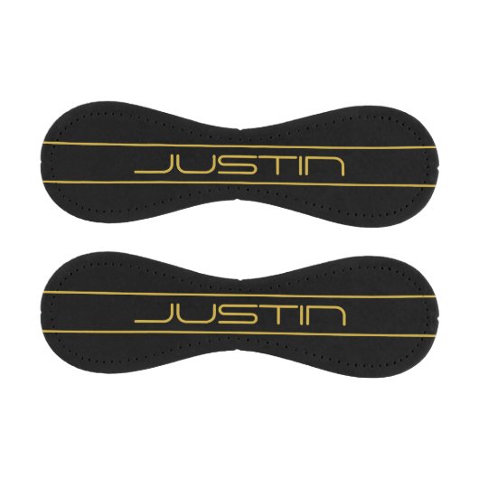 編集可能モダンなスタイリッシュ金ゴールド文字と線ストライプの 野球ボール (パネル)