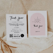 編集可能モダンなビジネスサンキューカード サンキューカード