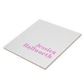 編集可能モダンなビジネス名または名と姓 タイル (側面)