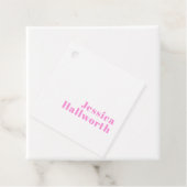 編集可能モダンなビジネス名または名と姓 フェイバータグ (インサイチュ)