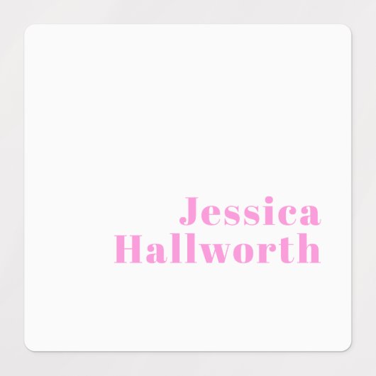 編集可能モダンなビジネス名または名と姓 ラベル (デザイン2)