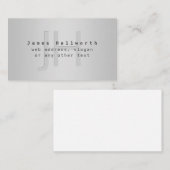 編集可能モダンな名前とスローガン |グラデーション エンクロージャーカード (正面/裏面)