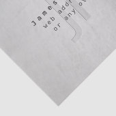 編集可能モダンな名前とスローガン |グラデーション 薄葉紙 (詳細)