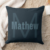 編集可能モダンな名前 クッション (ブランケット)