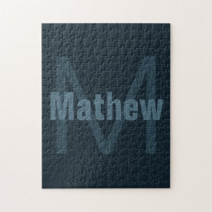 編集可能モダンな名前 ジグソーパズル