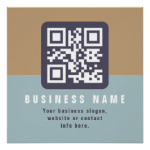 編集可能モダンなQRコードテンプレート | ミュートされた色