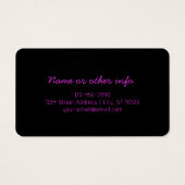 編集可能モダンモノグラムの文字と紫グラデーション (裏面)