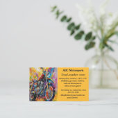 編集可能モータースポーツATVオートバイカー 名刺 (スタンド正面)