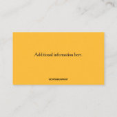 編集可能モータースポーツATVオートバイカー 名刺 (裏面)