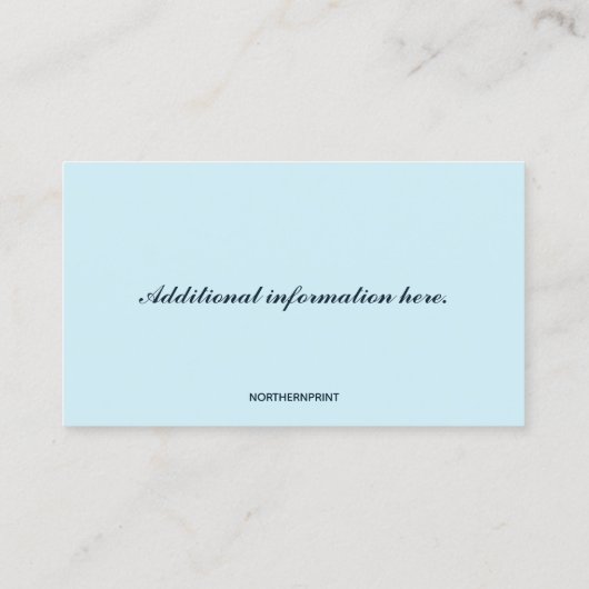 編集可能モーターホームRV 名刺 (裏面)