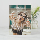 編集可能ライン中空グラーコンテンポラリード2023写真 案内状 (スタンド正面)