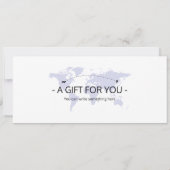 編集可能ラスベガス飛行機チケット、ラスベガストリップ 招待状 (裏面)