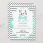 編集可能リトルマン招待状 招待状 (正面/裏面)