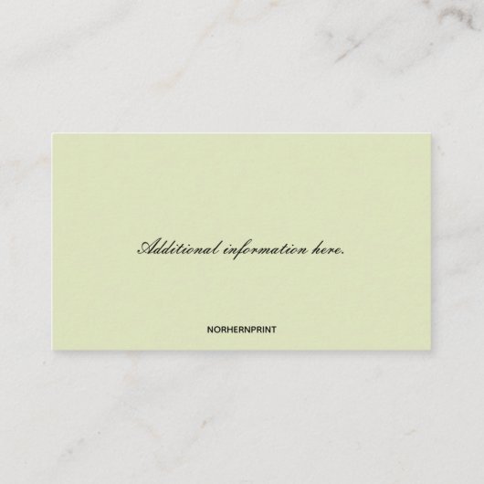 編集可能リングや輪と花結婚の役職員 名刺 (裏面)